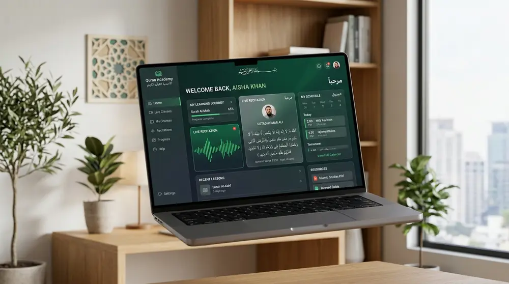 UK Quran Academy Interactive Learning Platform