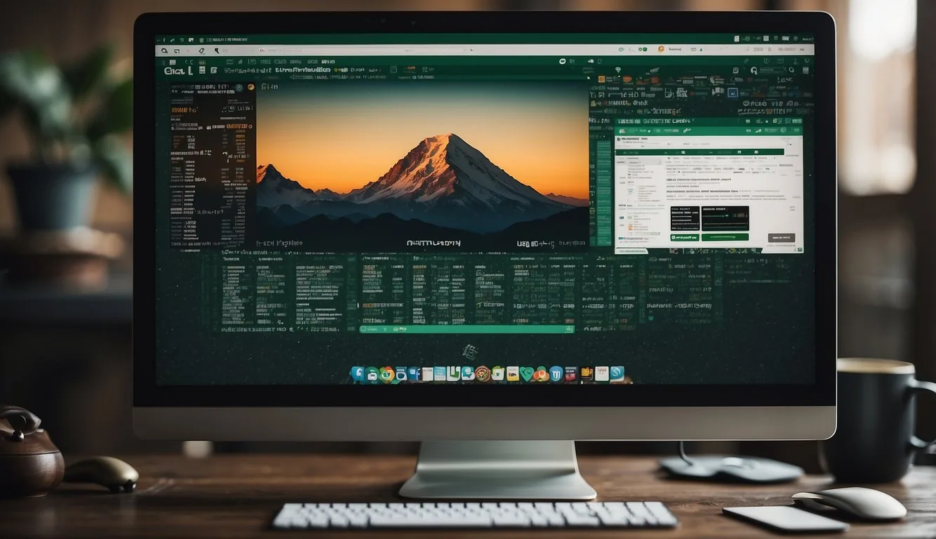 A computer screen displaying Django