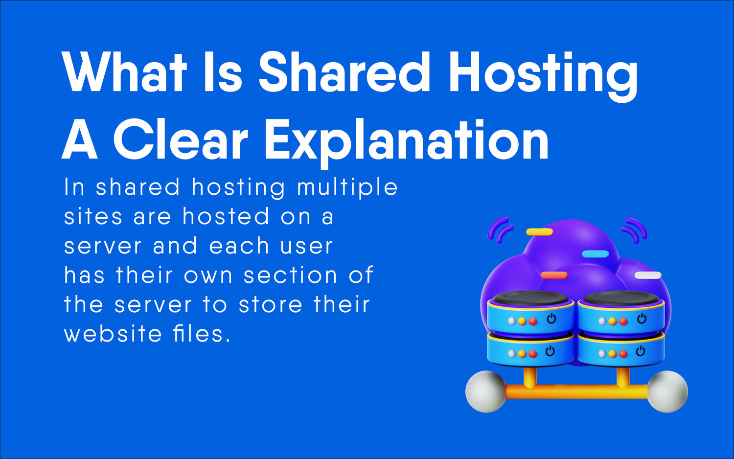 What Is Shared Hosting: A Clear Explanation
